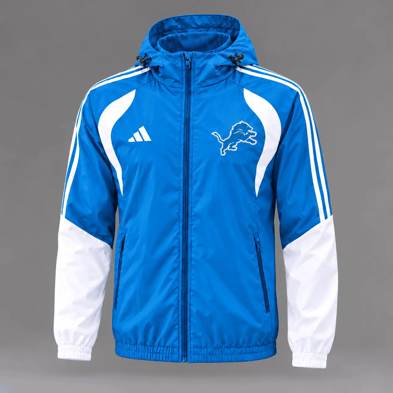 Detroit Lions | Premium NFL Game Day Varsity Stripe Tracksuit Set TD - Image 2