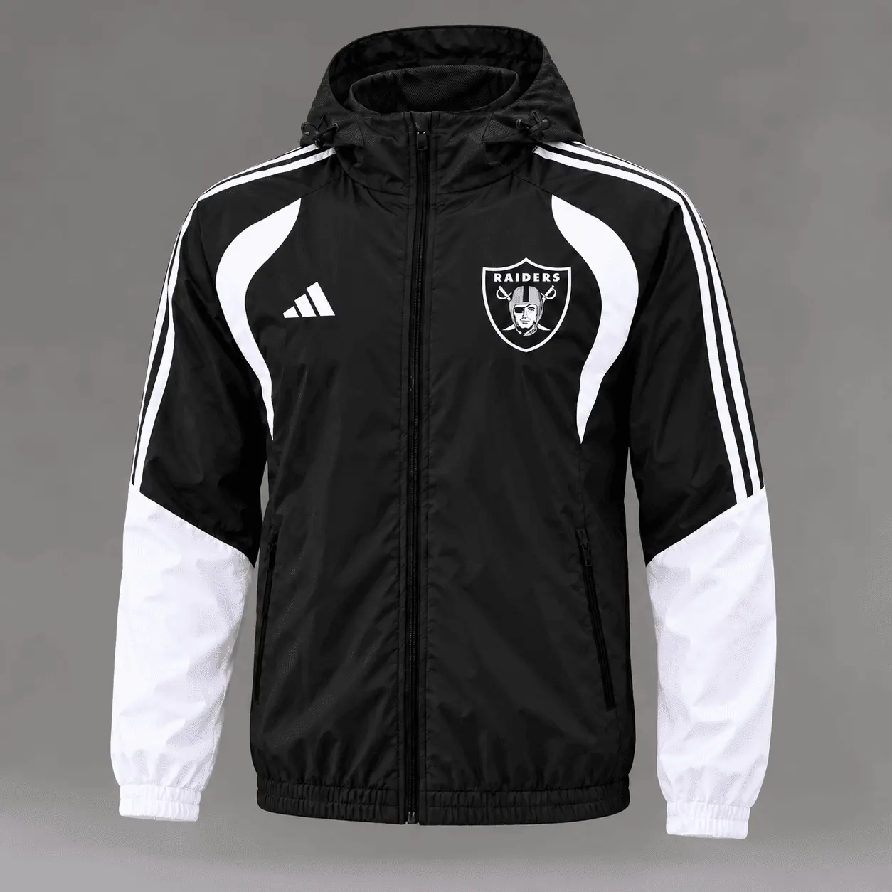 Las Vegas Raiders | Premium NFL Game Day Varsity Stripe Tracksuit Set TD - Image 2