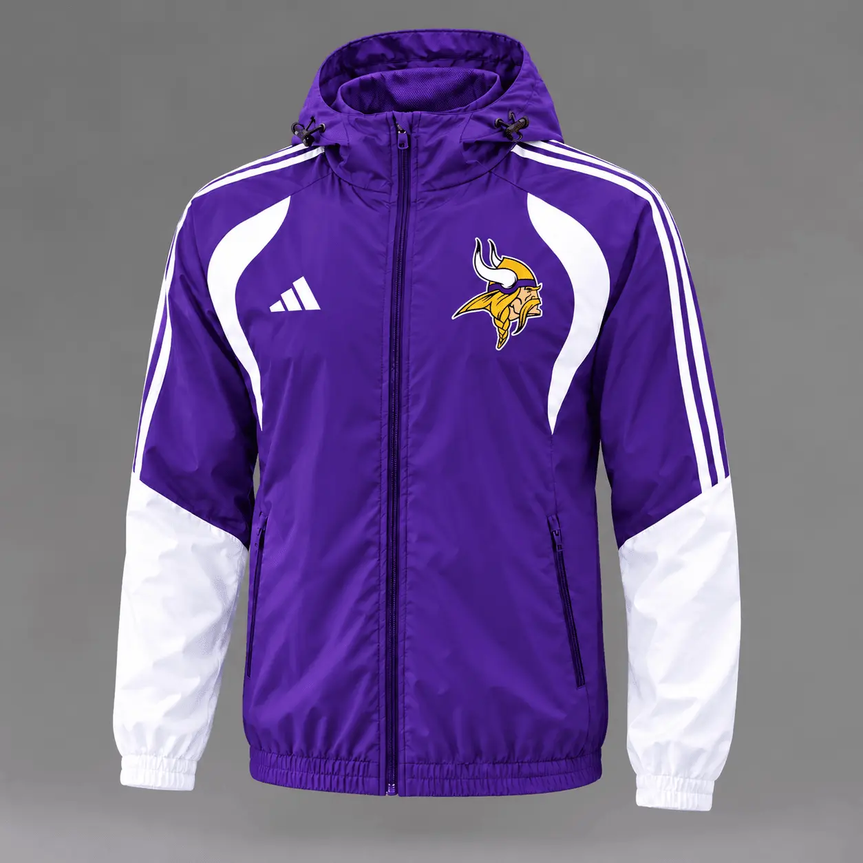 Minnesota Vikings | Premium NFL Game Day Varsity Stripe Tracksuit Set TD - Image 2