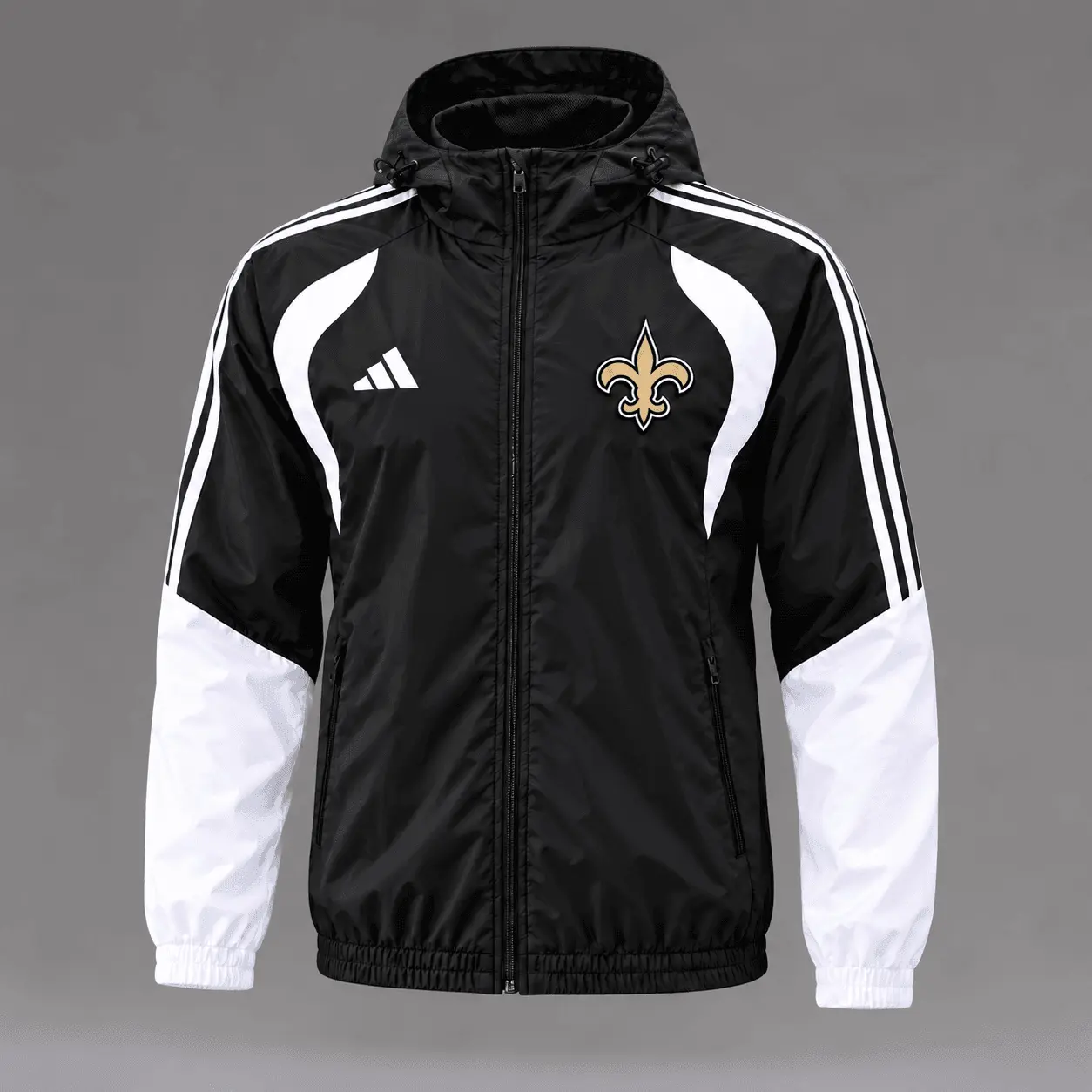 New Orleans Saints | Premium NFL Game Day Varsity Stripe Tracksuit Set TD - Image 2
