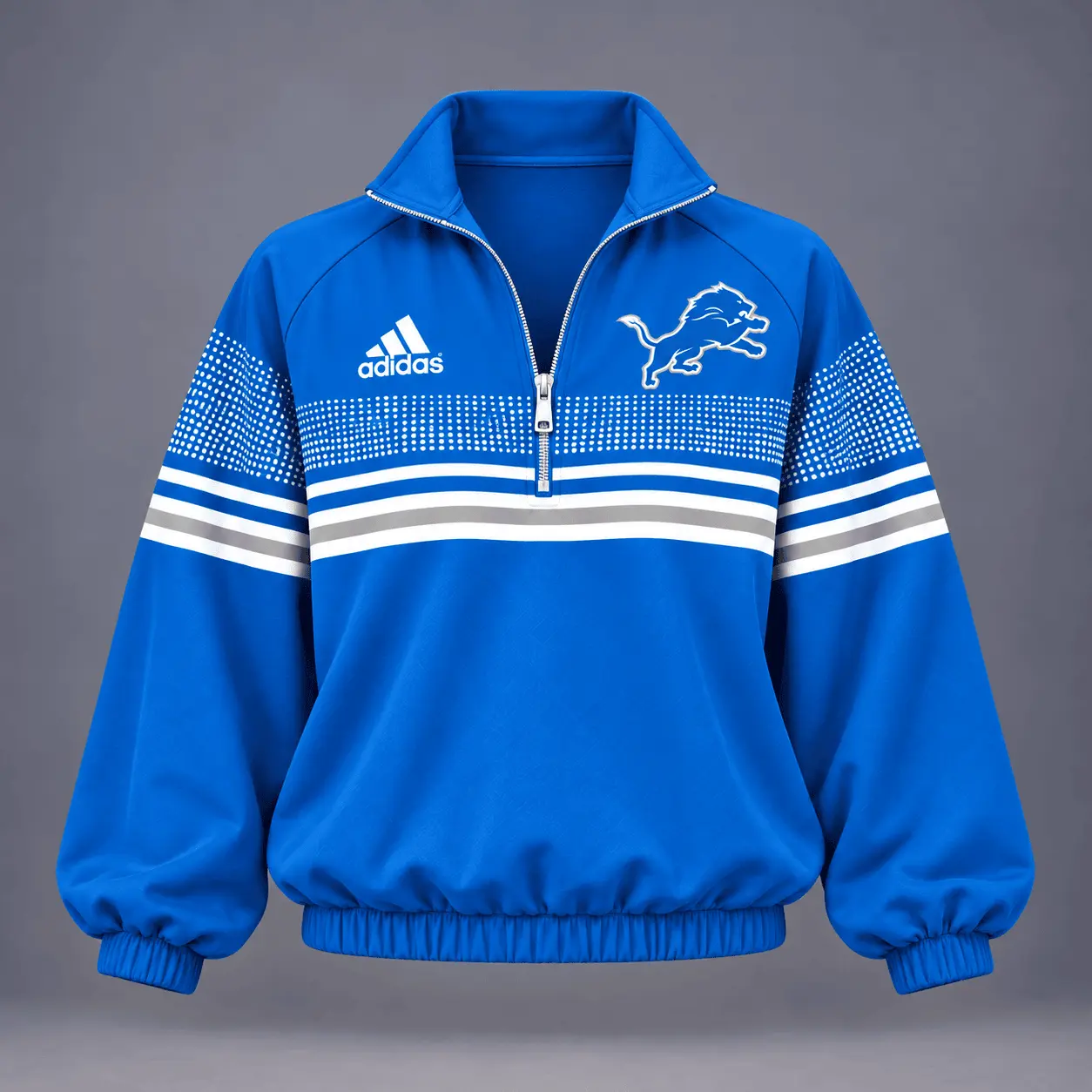 Detroit Lions | Premium NFL Team Spirit Gradient Dot Stripe Quarter-Zip + Pants TD - Image 2