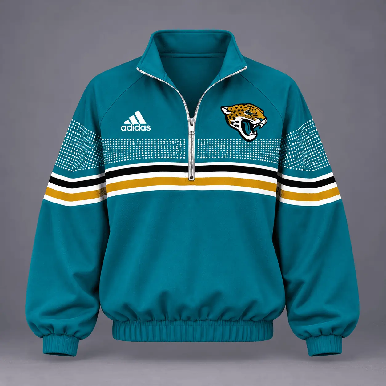 Jacksonville Jaguars | Premium NFL Team Spirit Gradient Dot Stripe Quarter-Zip + Pants TD - Image 2