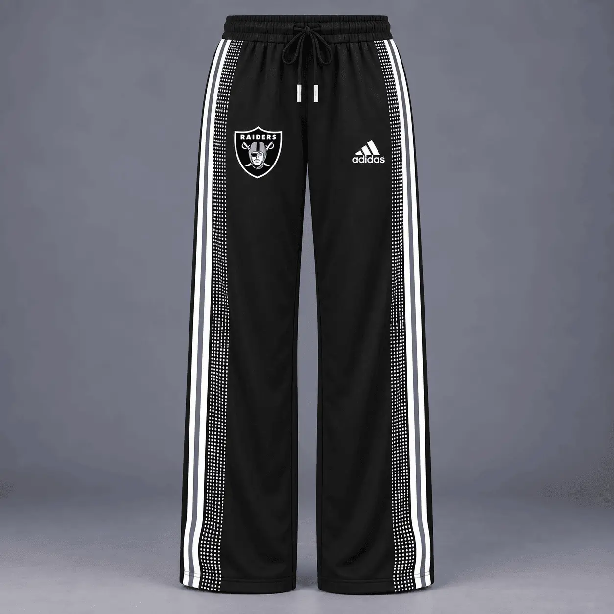 Las Vegas Raiders | Premium NFL Team Spirit Gradient Dot Stripe Quarter-Zip + Pants TD - Image 3