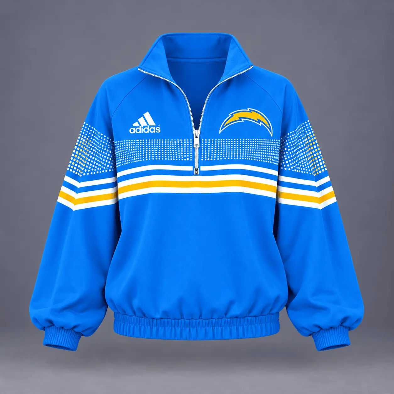 Los Angeles Chargers | Premium NFL Team Spirit Gradient Dot Stripe Quarter-Zip + Pants TD - Image 2