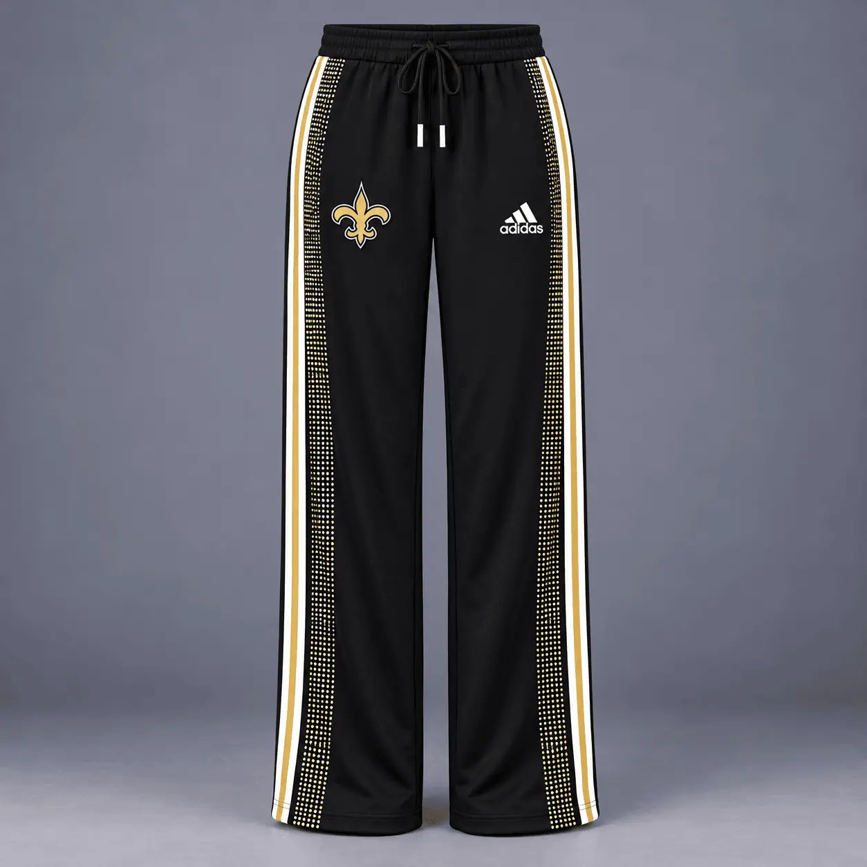 New Orleans Saints | Premium NFL Team Spirit Gradient Dot Stripe Quarter-Zip + Pants TD - Image 3
