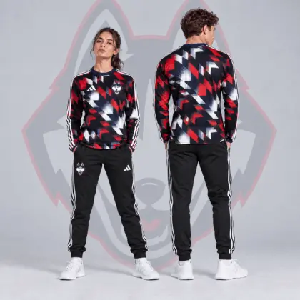 South Carolina Gamecocks | Premium NCAA Dynamic Geometric Long Sleeve Shirt & Jogger Set NDN