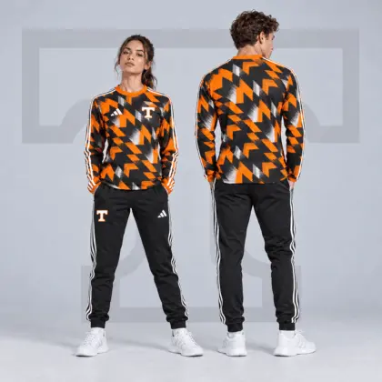 Tennessee Volunteers | Premium NCAA Dynamic Geometric Long Sleeve Shirt &amp; Jogger Set NDN