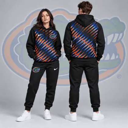 Florida Gators | Premium NCAA Velocity Streak Pullover Hoodie & Jogger Set NDN