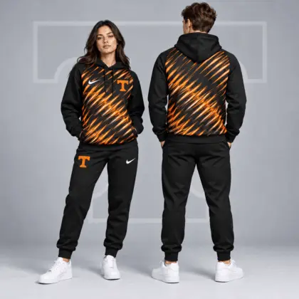 Tennessee Volunteers | Premium NCAA Velocity Streak Pullover Hoodie &amp; Jogger Set NDN