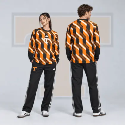 Tennessee Volunteers | Premium NCAA Diagonal Stripe Long Sleeve Performance Top &amp; Track Pants Set NDN