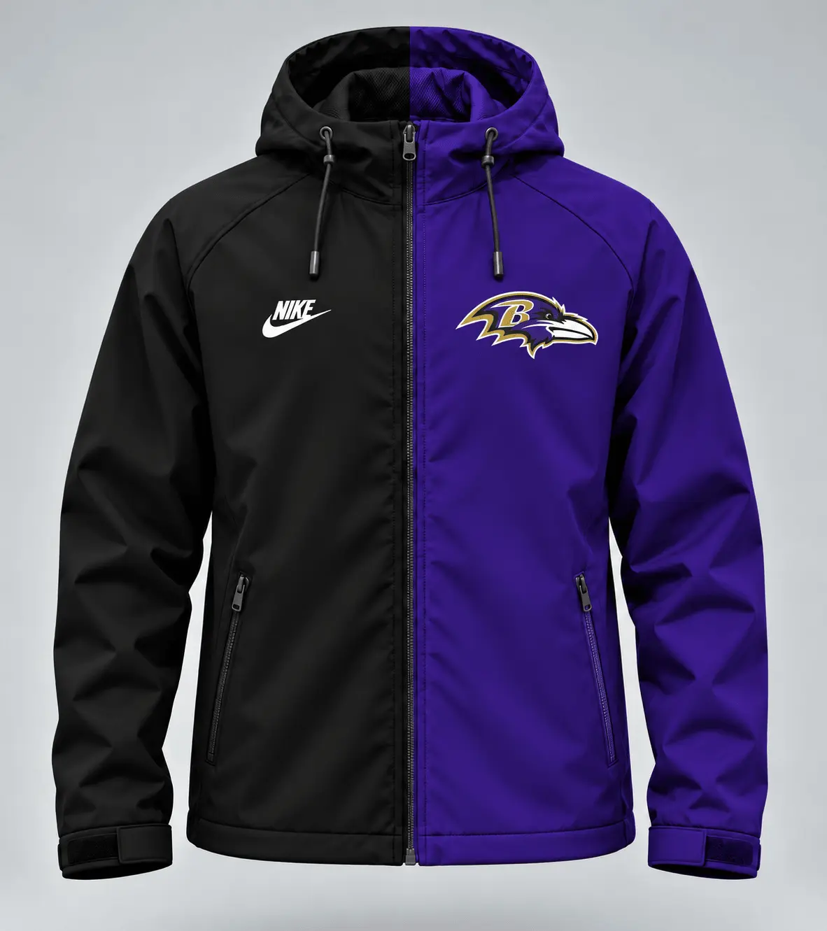 Baltimore Ravens | Premium NFL Game Day Pride Windbreaker Jacket TD