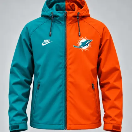 Miami Dolphins | Premium NFL Game Day Pride Windbreaker Jacket TD