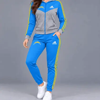 Los Angeles Chargers | Premium NFL Classic Heritage Zip Hoodie And Jogger Set TD