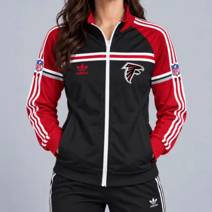 Atlanta Falcons | Premium NFL Retro Heritage Full-Zip Casual Jacket TD