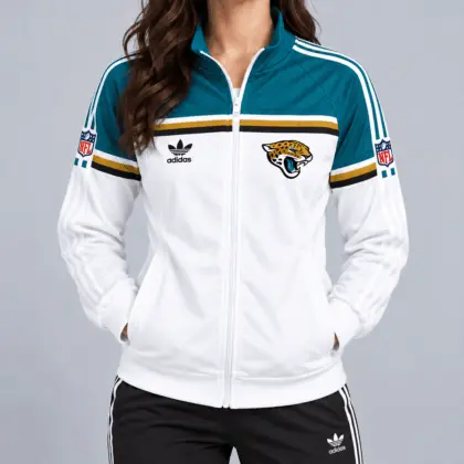 Jacksonville Jaguars | Premium NFL Retro Heritage Full-Zip Casual Jacket TD