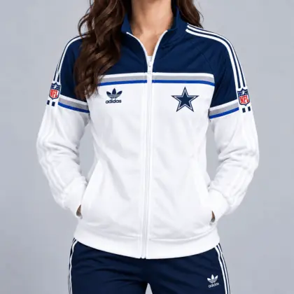 Dallas Cowboys | Premium NFL Retro Heritage Full-Zip Casual Jacket TD