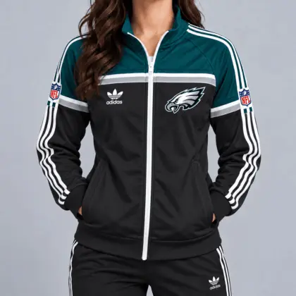 Philadelphia Eagles | Premium NFL Retro Heritage Full-Zip Casual Jacket TD