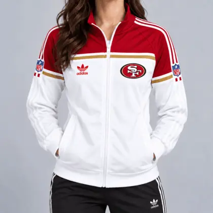 San Francisco 49ers | Premium NFL Retro Heritage Full-Zip Casual Jacket TD