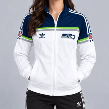Seattle Seahawks | Premium NFL Retro Heritage Full-Zip Casual Jacket TD