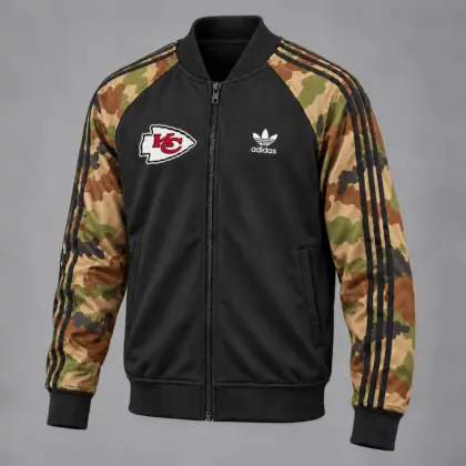Kansas City Chiefs | Premium NFL Army Camo Baseball Jacket TD
