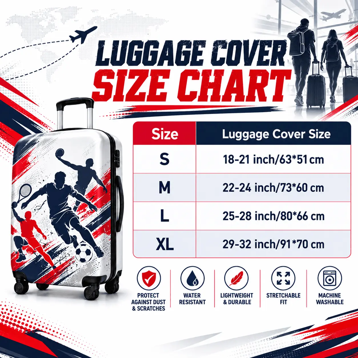 Montreal Canadiens | Premium NHL Personalized Arena Pride Luggage Cover NDN - Image 3