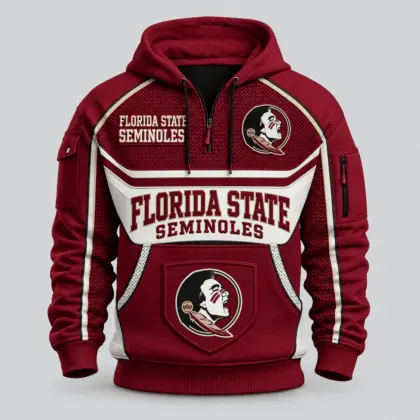 Florida State Seminoles | Premium NCAA Team Spirit Hoodie Half Zipper TD