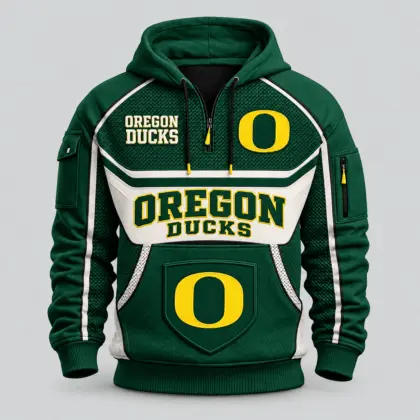 Oregon Ducks | Premium NCAA Team Spirit Hoodie Half Zipper TD