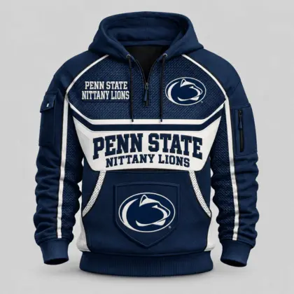 Penn State Nittany Lions | Premium NCAA Team Spirit Hoodie Half Zipper TD