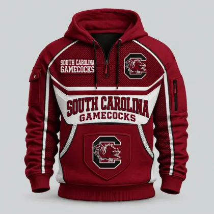 South Carolina Gamecocks | Premium NCAA Team Spirit Hoodie Half Zipper TD