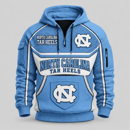 North Carolina Tar Heels | Premium NCAA Team Spirit Hoodie Half Zipper TD