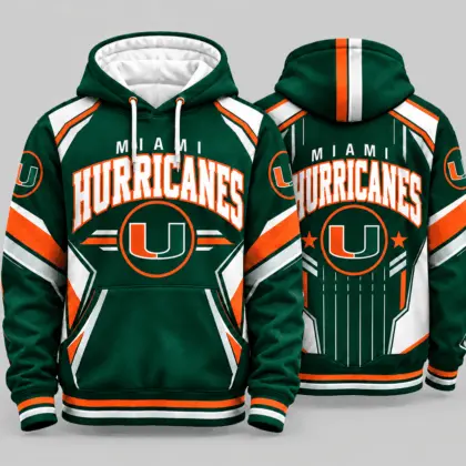 Miami Hurricanes | Premium NCAA Classic Team Pride Hoodie TD