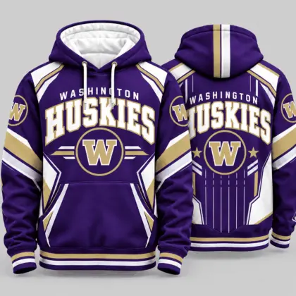 Washington Huskies | Premium NCAA Classic Team Pride Hoodie TD