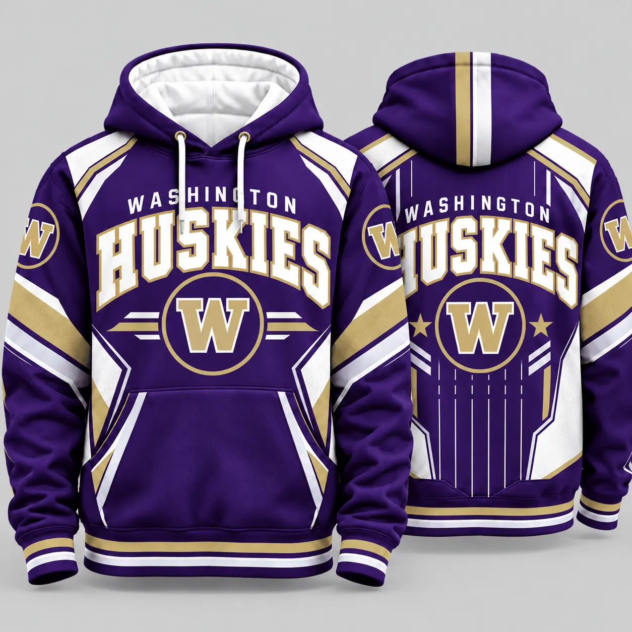 Washington Huskies | Premium NCAA Classic Team Pride Hoodie TD