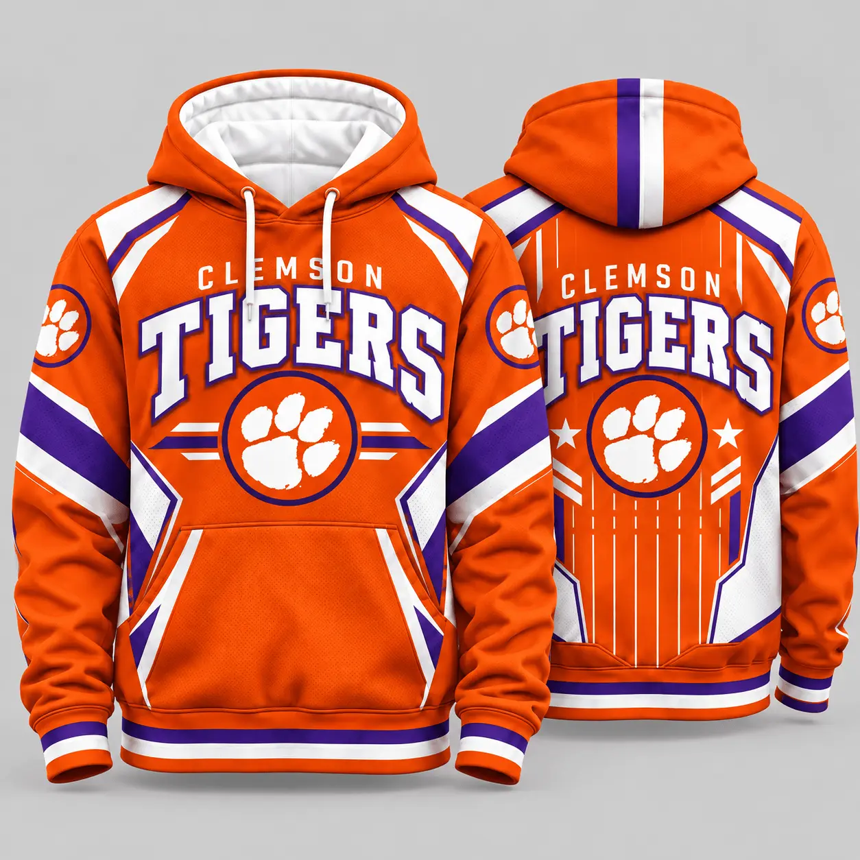 Clemson Tigers | Premium NCAA Classic Team Pride Hoodie TD