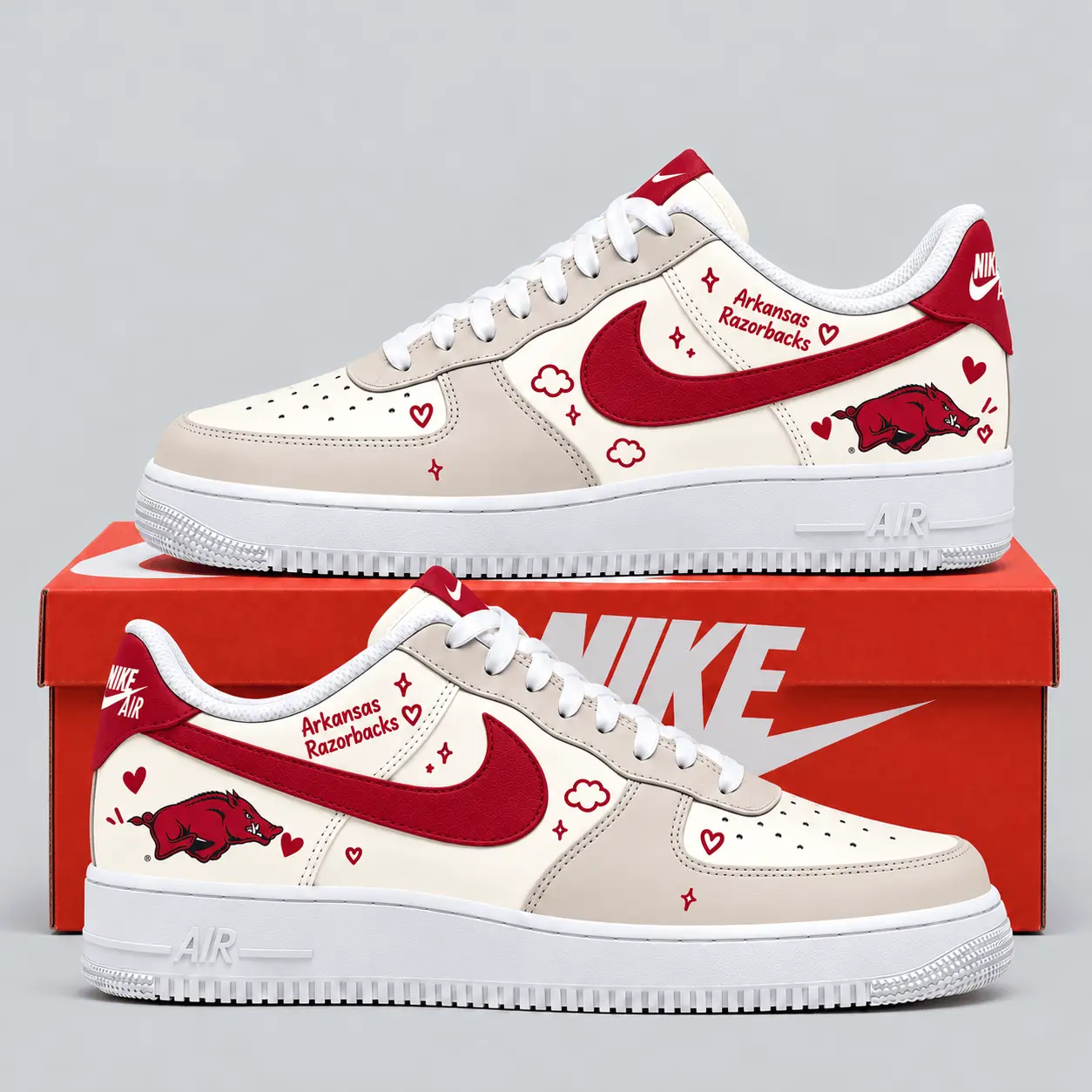 Arkansas Razorbacks | Premium NCAA Sweetheart Team Af1 TD