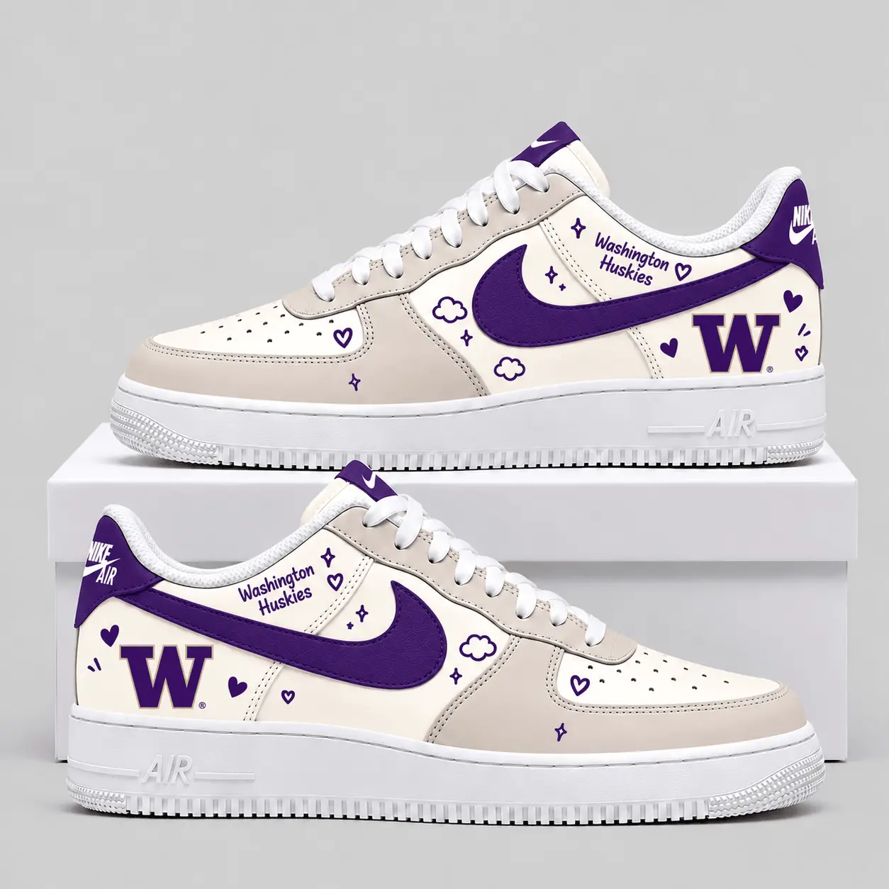 Washington Huskies | Premium NCAA Sweetheart Team Af1 TD