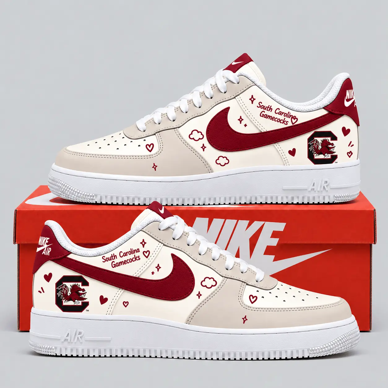 South Carolina Gamecocks | Premium NCAA Sweetheart Team Af1 TD