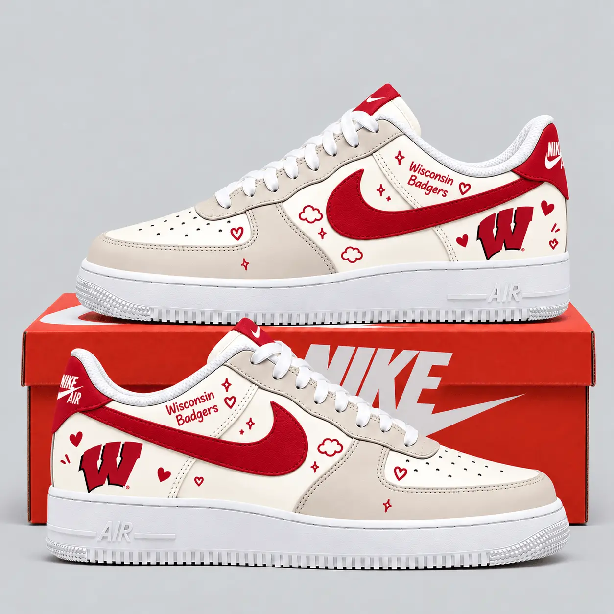 Wisconsin Badgers | Premium NCAA Sweetheart Team Af1 TD