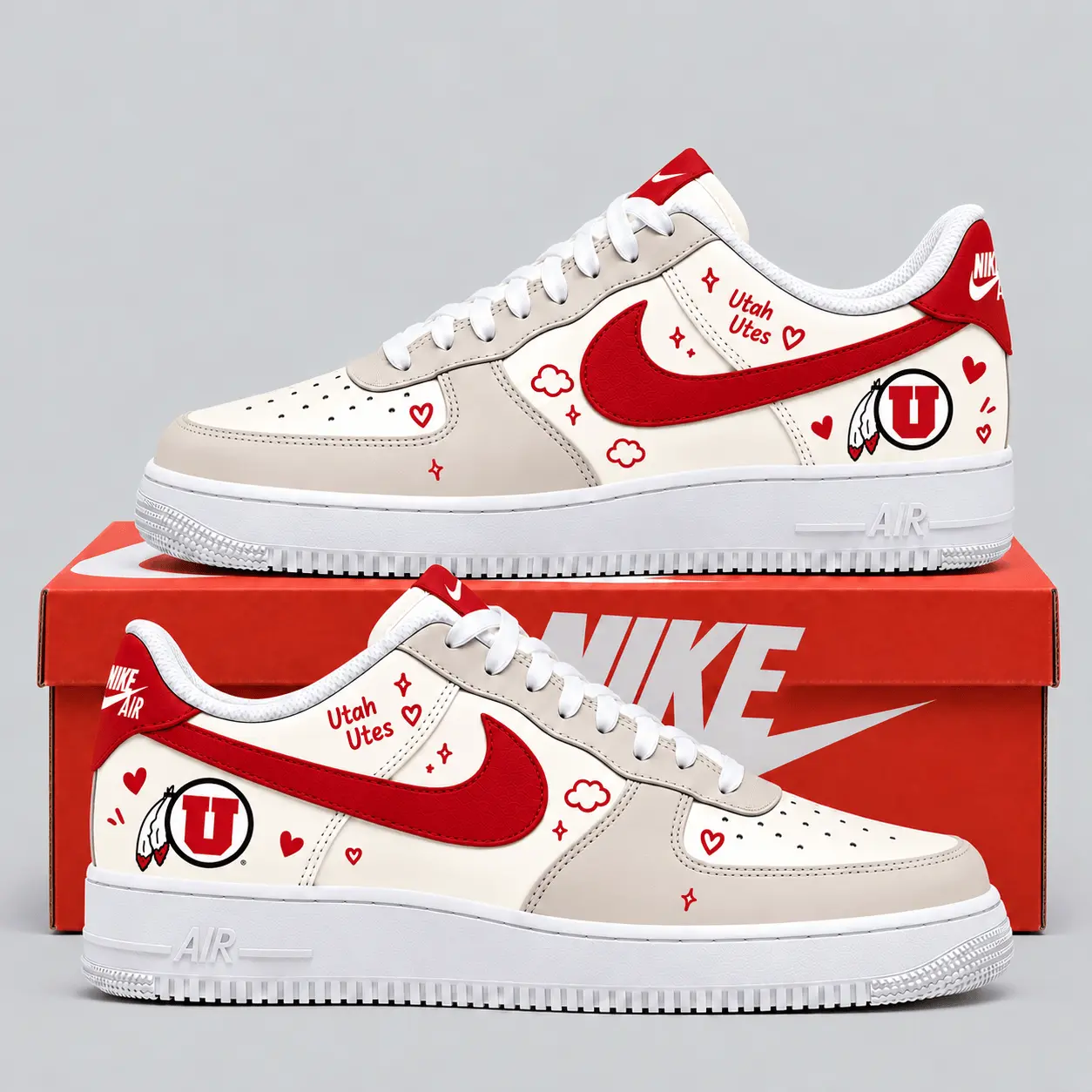 Utah Utes | Premium NCAA Sweetheart Team Af1 TD