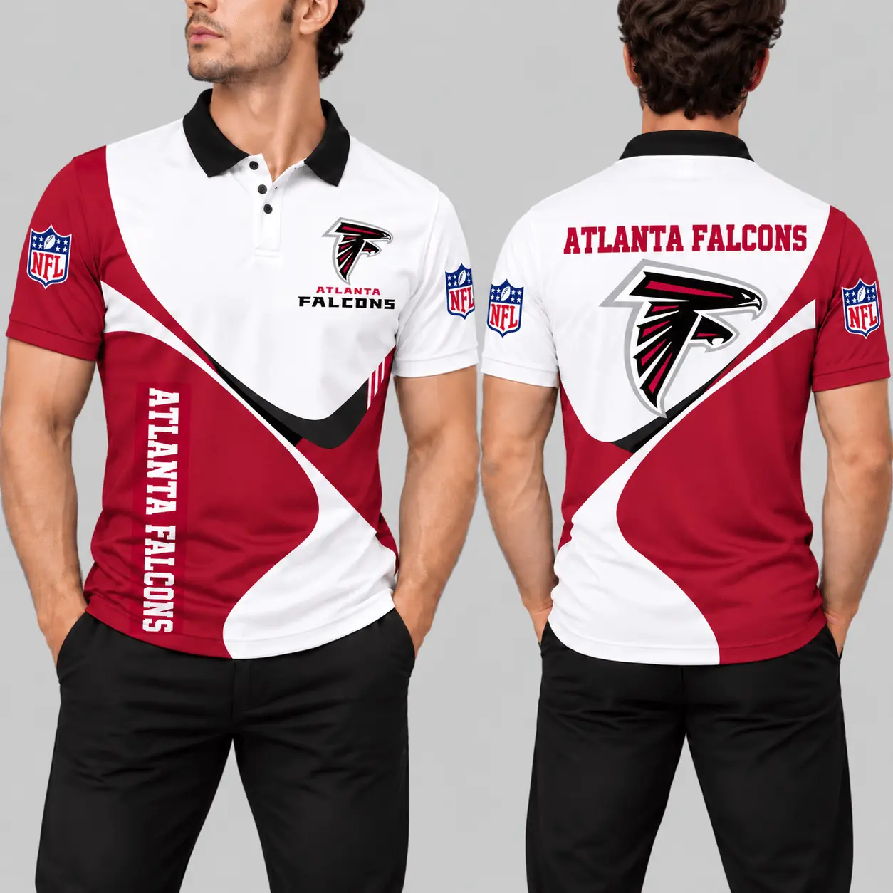 Atlanta Falcons | NFL Curve Panel Polo Shirt