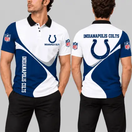 Indianapolis Colts | NFL Curve Panel Polo Shirt