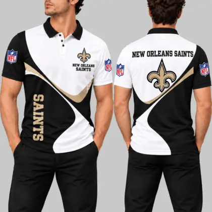 New Orleans Saints | NFL Curve Panel Polo Shirt