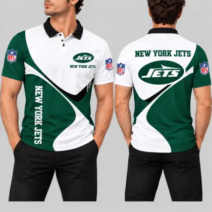 New York Jets | NFL Curve Panel Polo Shirt
