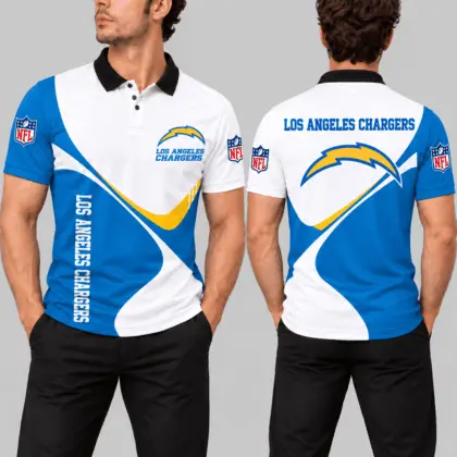 Los Angeles Chargers | NFL Curve Panel Polo Shirt
