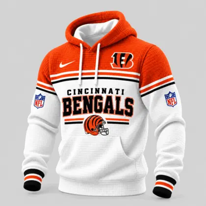 Cincinnati Bengals | NFL Stripe Trim Waffle Hoodie