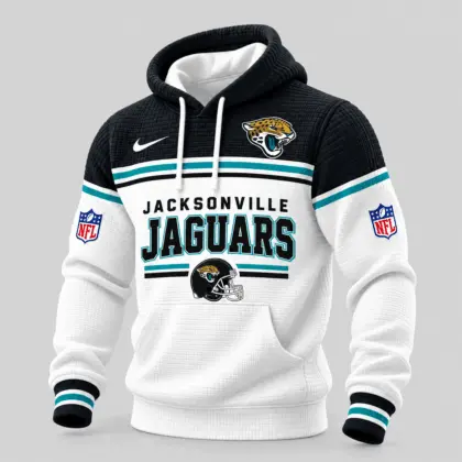 Jacksonville Jaguars | NFL Stripe Trim Waffle Hoodie