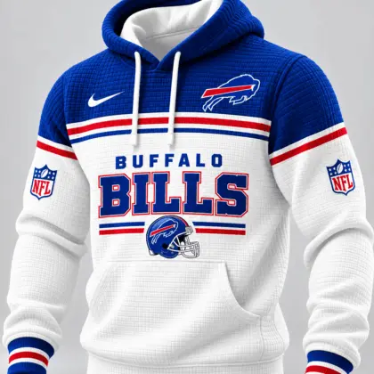 Buffalo Bills | NFL Stripe Trim Waffle Hoodie