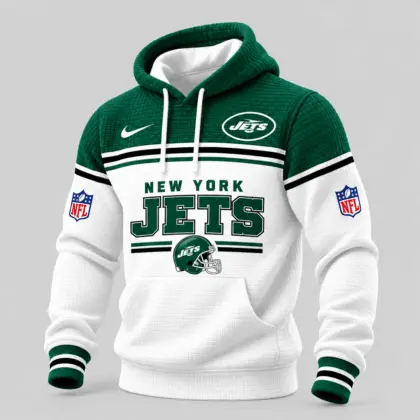 New York Jets | NFL Stripe Trim Waffle Hoodie