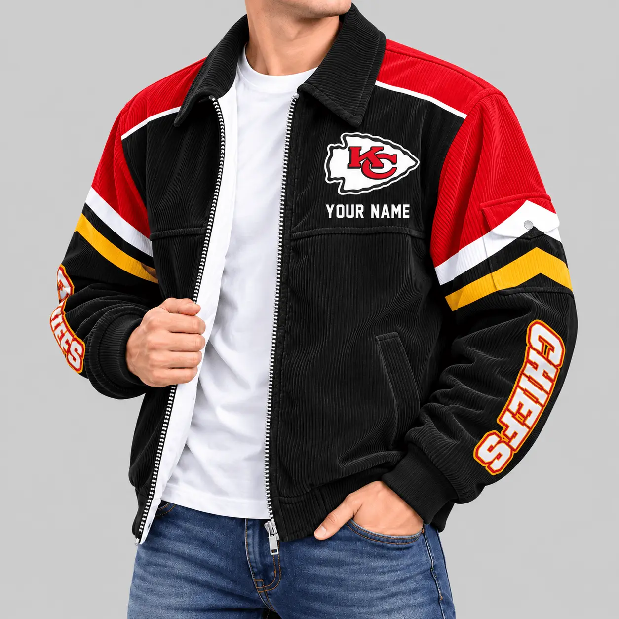 Kansas City Chiefs | NFL Corduroy Collar Work Jacket