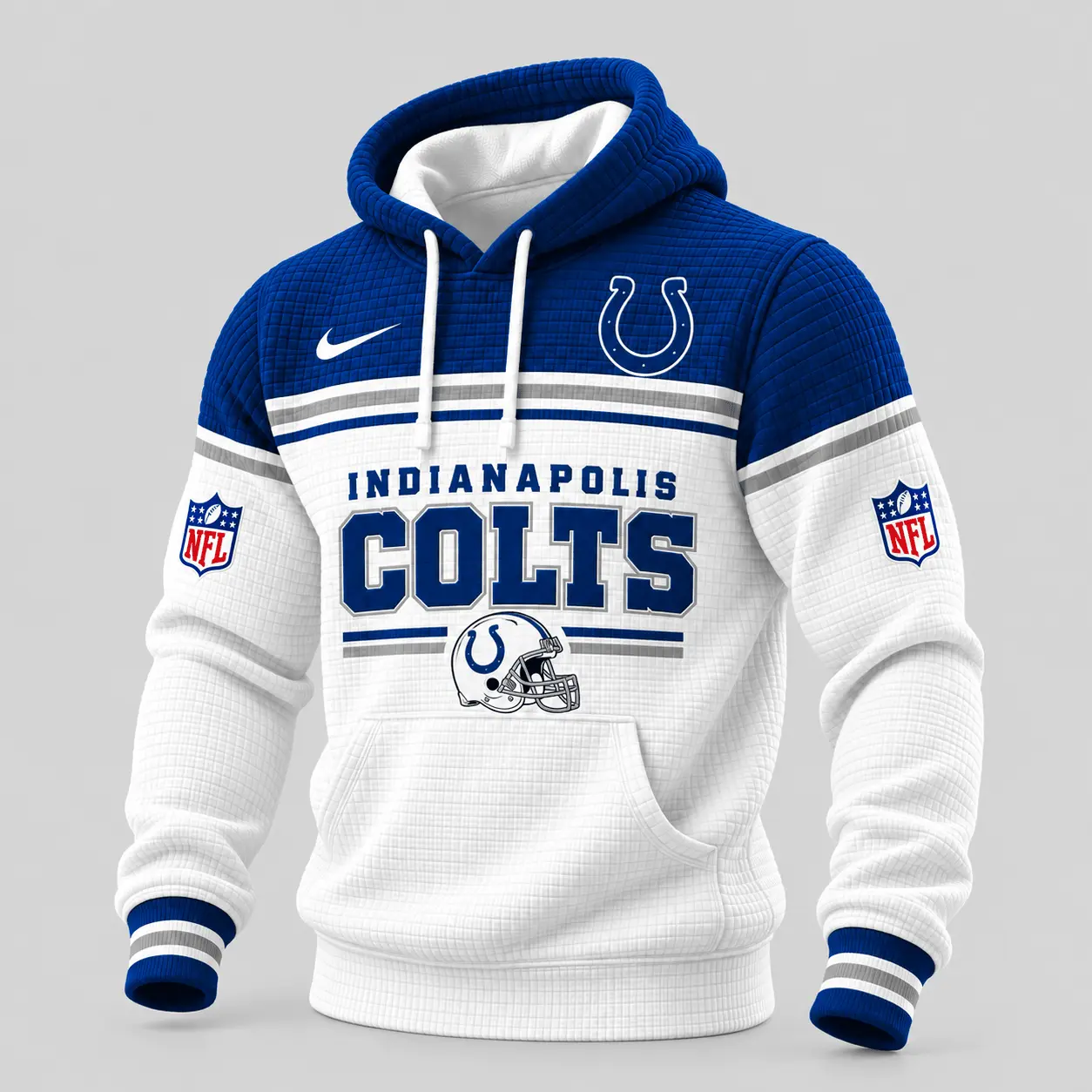 Indianapolis Colts | NFL Stripe Trim Waffle Hoodie